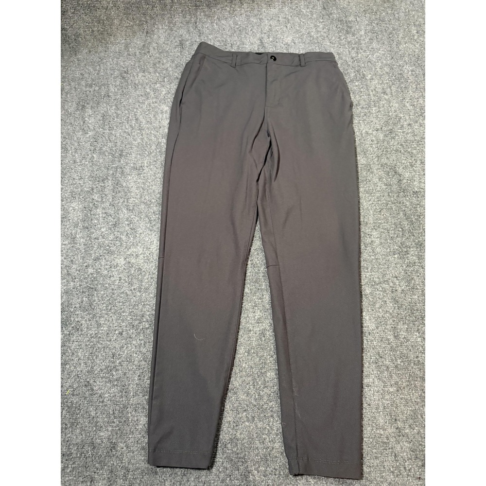 Cuts Pants Mens 29x29 Gray Jogger Elastic Cuff Stretch Zip Pocket Casual Travel